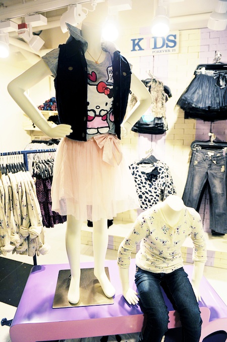 Forever 21 arrives in Hong Kong â€“ and theyâ€™re doing kids clothes ...