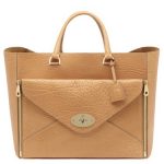 Photo 1 Oversized Willow Tote in Biscuit Brown Shrunken Calf  $25,000