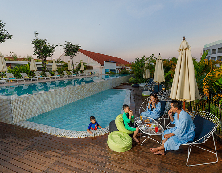 The Aviary Hotel, Siem Reap, Cambodia, rooftop pool