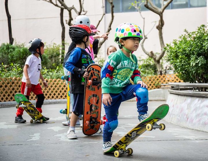 Skateboarding trending sport in HK