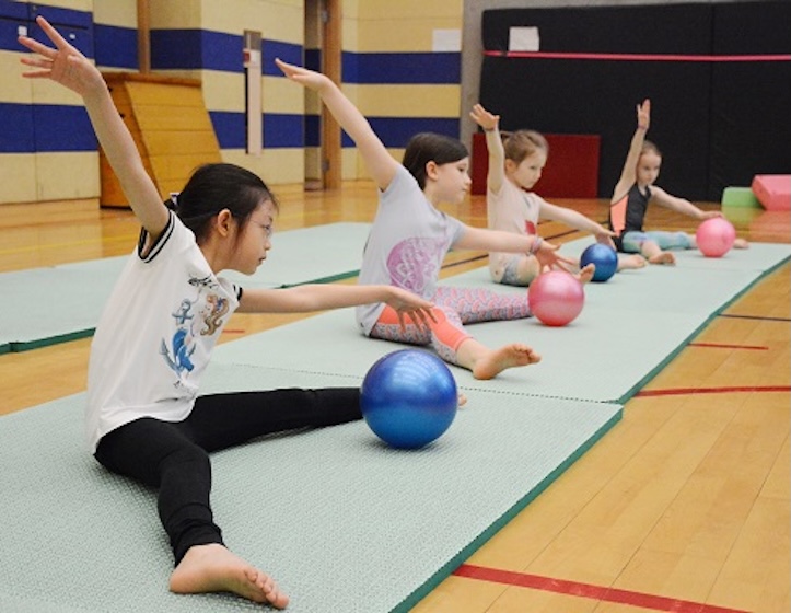 YWCA gymnastics classes for kids in hong kong