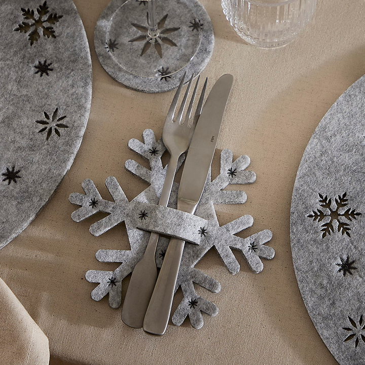 Stocking Stuffer Ideas For Kids And Adults Christmas 2024 Hong Kong Whats On: Snowflake Cutlery holder from Marks and Spencer M&S